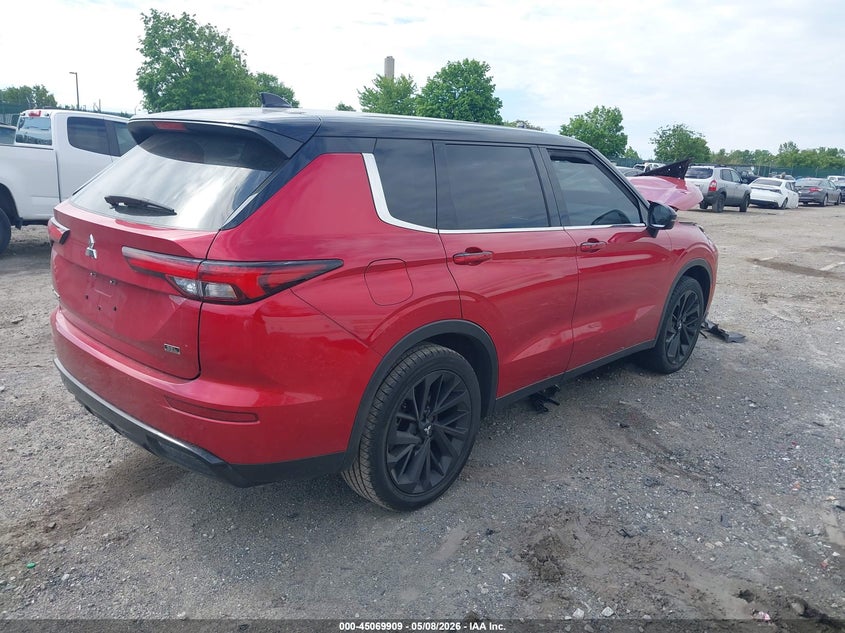 2023 Mitsubishi Outlander VIN JA4J3VA88PZ049508 IAAI salvage auction — FRONT END, Salvage (Pennsylvania), sold $6,950 on 2026-07-10 (photo 4)