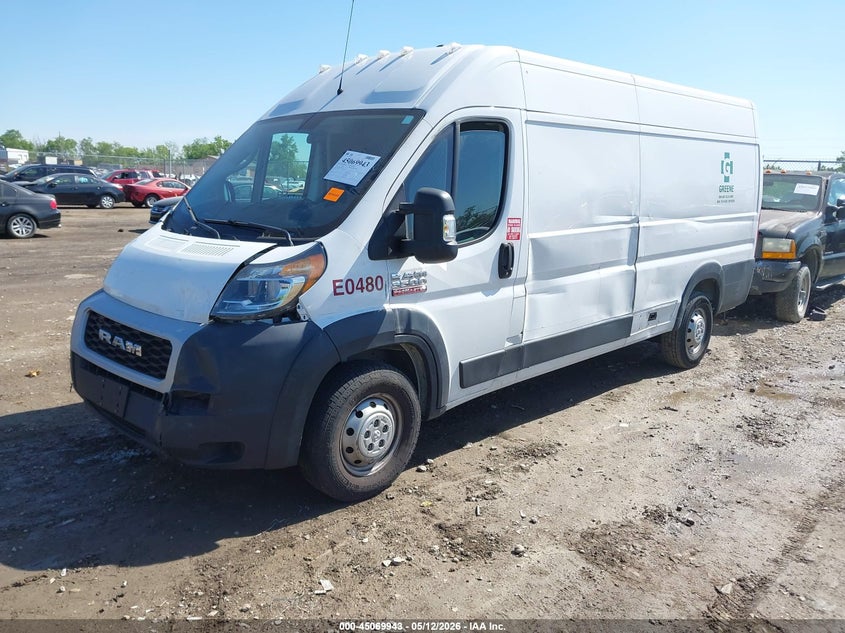 2021 Ram Promaster city VIN 3C6FRVJG3ME504622 IAAI salvage auction — FRONT & REAR, Salvage - Dealer Only (Ohio), sold $1,700 on 2026-07-09 (photo 2)