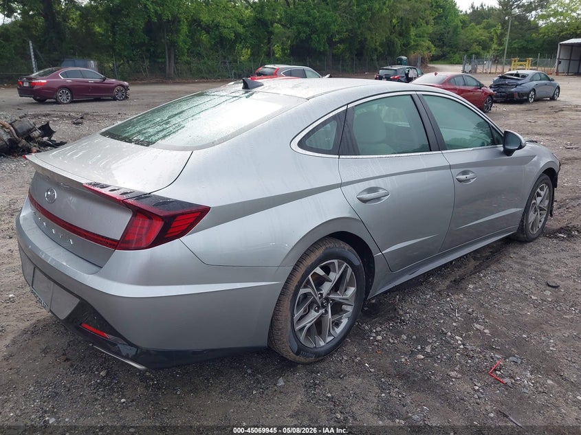 2021 Hyundai Sonata VIN KMHL64JA7MA152363 IAAI salvage auction — FRONT END, Salvage (Georgia), sold $3,350 on 2026-07-18 (photo 4)