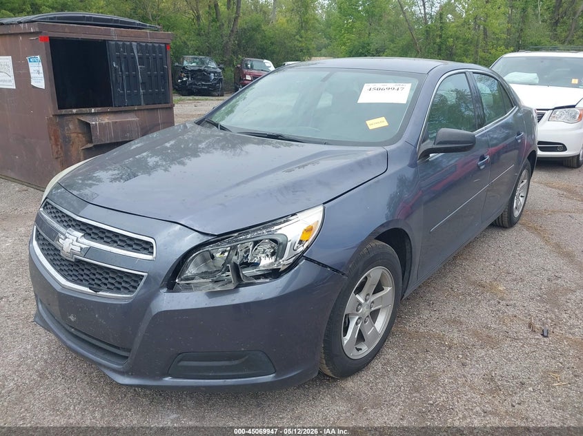 2013 Chevrolet Malibu VIN 1G11B5SA4DF150755 IAAI salvage auction — LEFT FRONT, Salvage (Ohio), sold $1,350 on 2026-07-31 (photo 2)