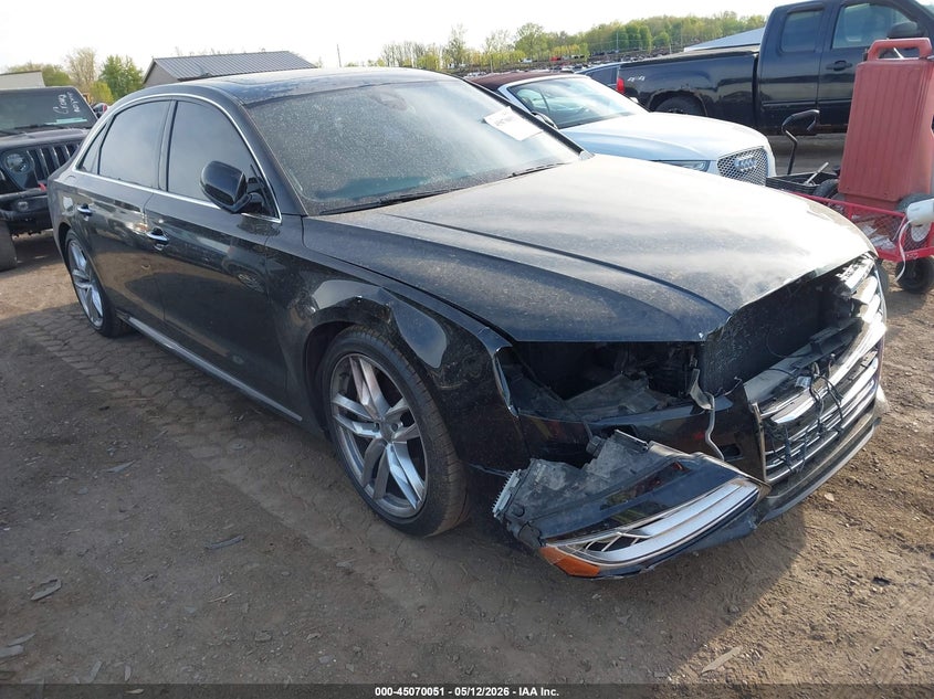 2016 Audi A8 VIN WAU43AFD6GN005612 IAAI salvage auction — FRONT END, Clear (Michigan), sold $5,600 on 2026-07-09 (photo 1)