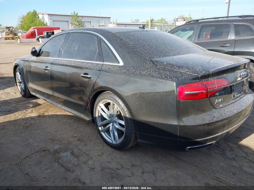 2016 Audi A8 VIN WAU43AFD6GN005612 IAAI salvage auction — FRONT END, Clear (Michigan), sold $5,600 on 2026-07-09 (photo 3)