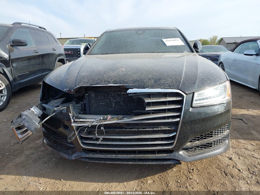 2016 Audi A8 VIN WAU43AFD6GN005612 IAAI salvage auction — FRONT END, Clear (Michigan), sold $5,600 on 2026-07-09 (photo 6)