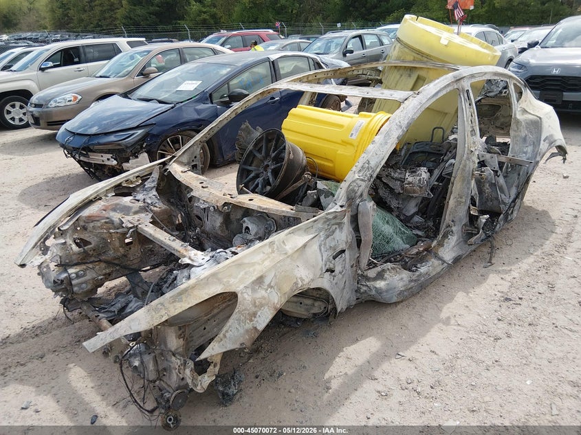 2019 Tesla Model 3 VIN 5YJ3E1EB3KF209073 IAAI salvage auction — TOTAL BURN, Junk Bill Of Sale Mv2459 (Wisconsin), sold $150 on 2026-07-15 (photo 2)