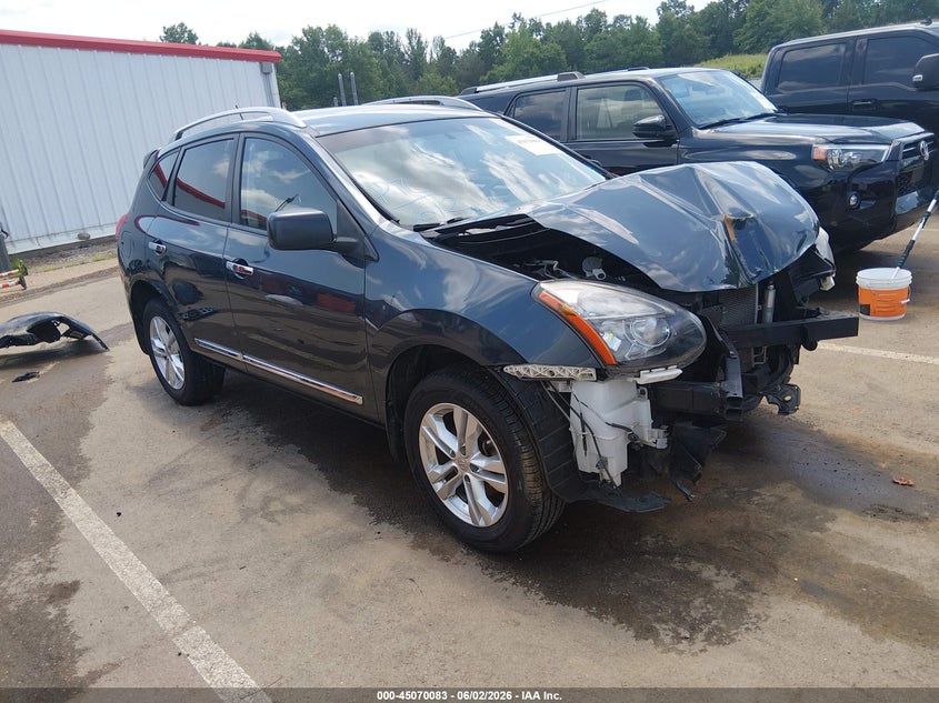 2015 Nissan Rogue VIN JN8AS5MT8FW661060 IAAI salvage auction — FRONT END, Salvage (Mississippi), sold $25 on 2026-07-23 (photo 1)