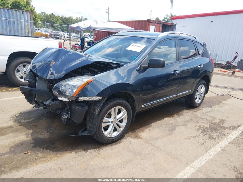 2015 Nissan Rogue VIN JN8AS5MT8FW661060 IAAI salvage auction — FRONT END, Salvage (Mississippi), sold $25 on 2026-07-23 (photo 2)