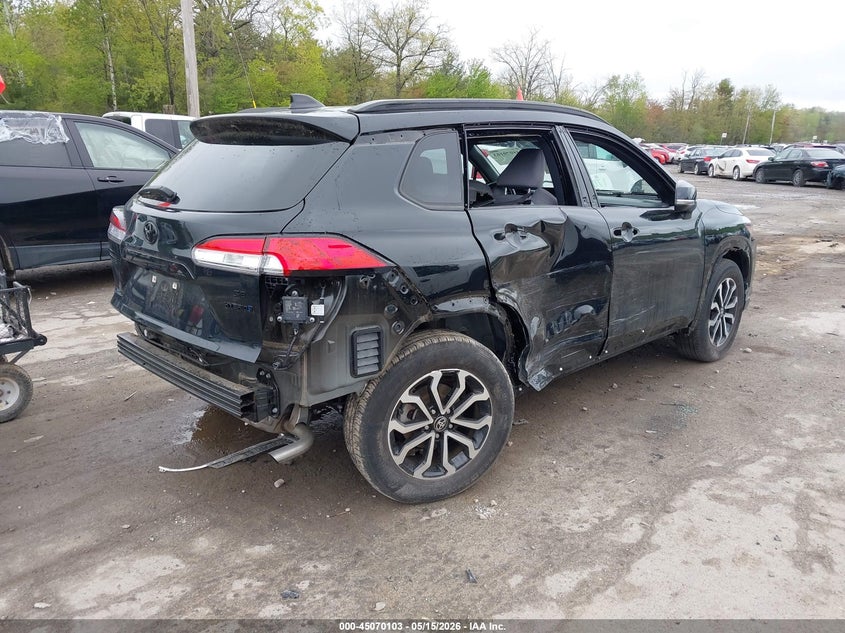 2023 Toyota Corolla cross VIN 7MUFBABG5PV007396 IAAI salvage auction — RIGHT SIDE, Salvage (Massachusetts), sold $4,600 on 2026-07-22 (photo 4)