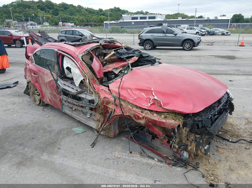 2019 Infiniti Q50 VIN JN1FV7AP6KM760822 IAAI salvage auction — ROLLOVER, Salvage (Illinois), sold $1,725 on 2026-07-14 (photo 1)
