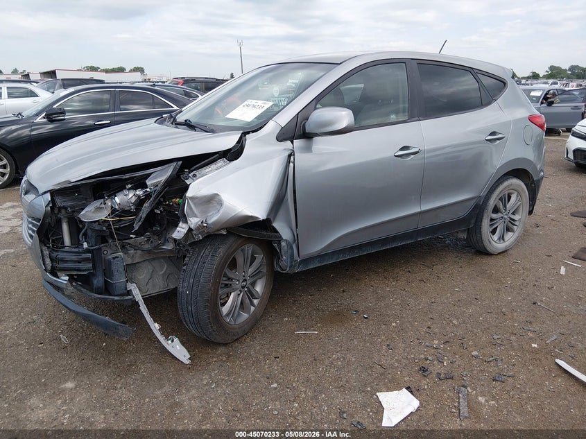 2015 Hyundai Tucson VIN KM8JT3AF6FU026020 IAAI salvage auction — LEFT FRONT, Salvage (Texas), sold $2,000 on 2026-07-24 (photo 2)