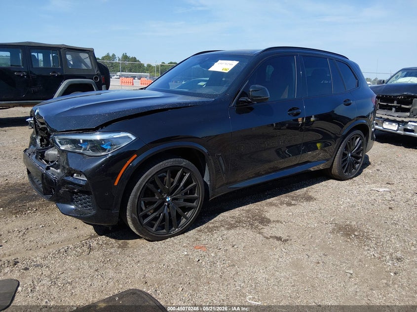 2021 BMW X5 VIN 5UXCR4C03M9G95213 IAAI salvage auction — FRONT END, Clear (South Carolina), sold $17,200 on 2026-07-15 (photo 2)