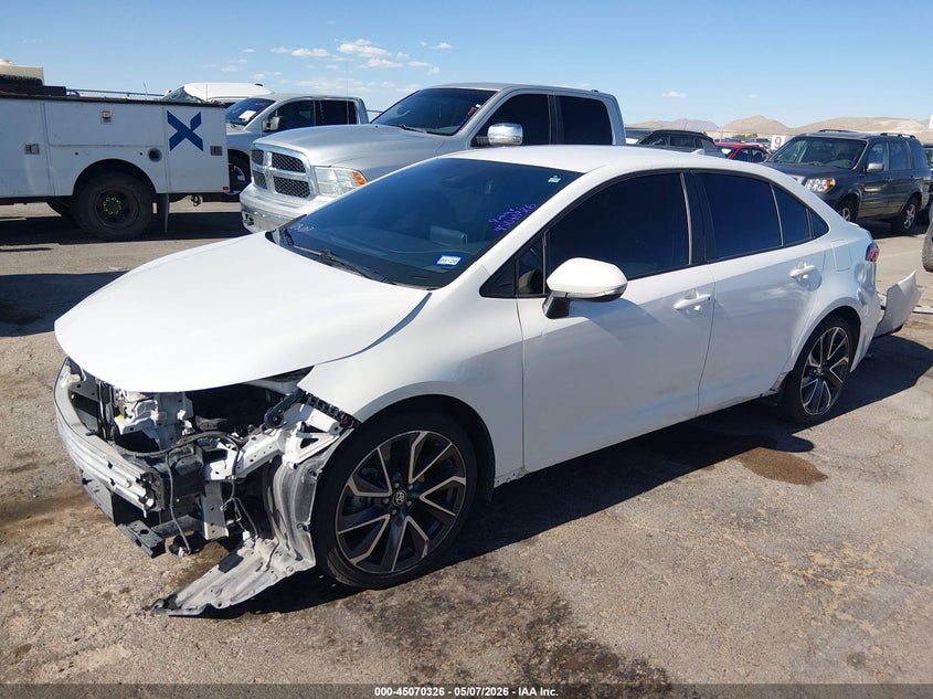 2020 Toyota Corolla VIN 5YFS4RCE7LP032043 IAAI salvage auction — FRONT END, Original (Texas), sold $3,950 on 2026-07-22 (photo 2)