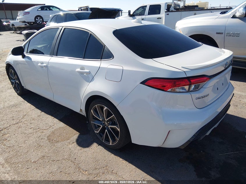 2020 Toyota Corolla VIN 5YFS4RCE7LP032043 IAAI salvage auction — FRONT END, Original (Texas), sold $3,950 on 2026-07-22 (photo 3)
