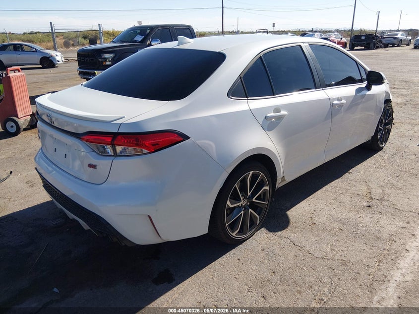 2020 Toyota Corolla VIN 5YFS4RCE7LP032043 IAAI salvage auction — FRONT END, Original (Texas), sold $3,950 on 2026-07-22 (photo 4)