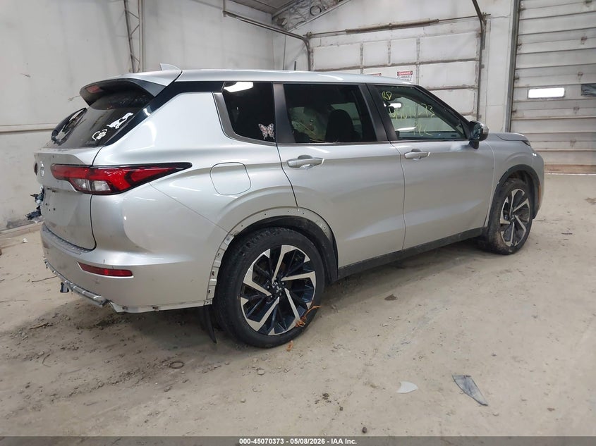 2022 Mitsubishi Outlander VIN JA4J4TA80NZ019076 IAAI salvage auction — LEFT SIDE, Salvage (Pennsylvania), sold $5,000 on 2026-08-01 (photo 4)