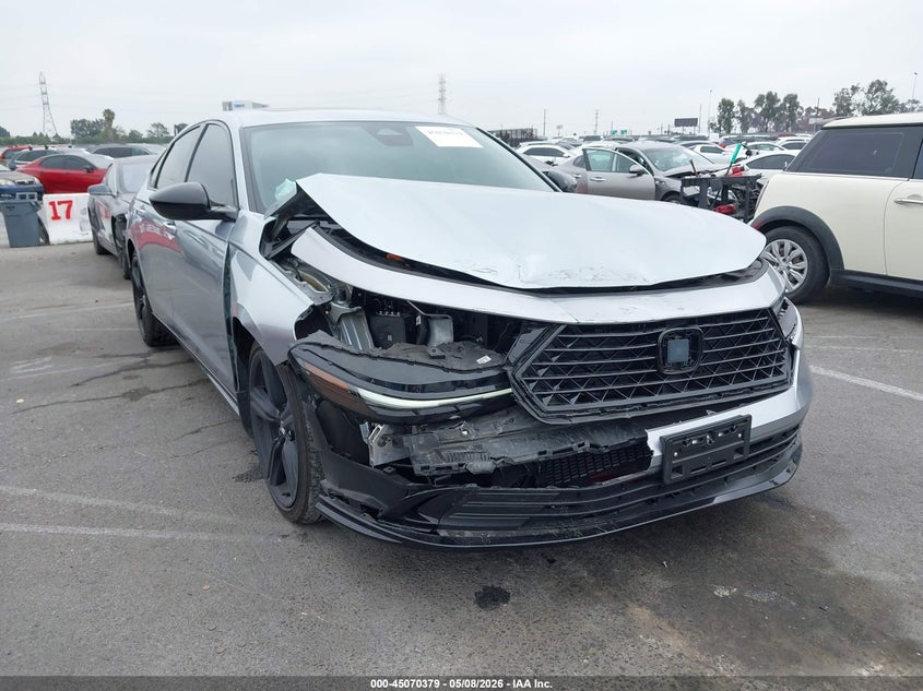 2024 Honda Accord VIN 1HGCY2F77RA091783 IAAI salvage auction — FRONT END, Salvage (California), sold $9,700 on 2026-07-09 (photo 1)