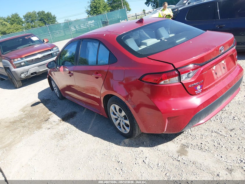 2020 Toyota Corolla VIN 5YFEPRAE0LP110895 IAAI salvage auction — SIDE, Salvage Title, sold $2,800 on 2026-07-27 (photo 3)