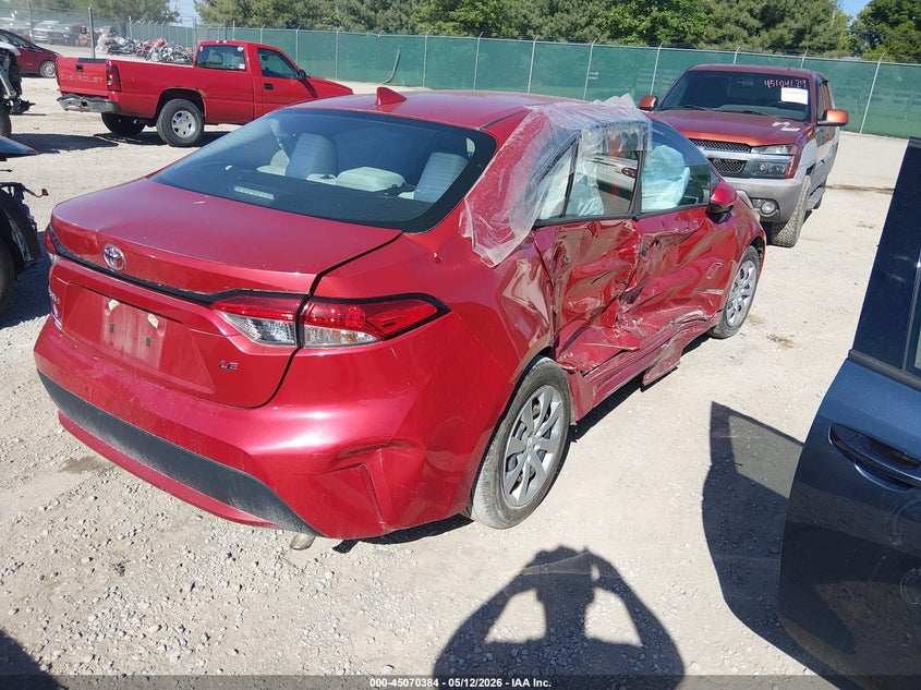2020 Toyota Corolla VIN 5YFEPRAE0LP110895 IAAI salvage auction — SIDE, Salvage Title, sold $2,800 on 2026-07-27 (photo 4)