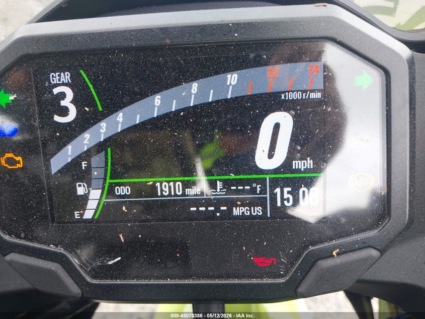 2026 Kawasaki Ninja VIN ML5EXGJ10TDA80668 IAAI salvage auction — RIGHT SIDE, Salvage (Georgia), sold $1,200 on 2026-07-28 (photo 7)