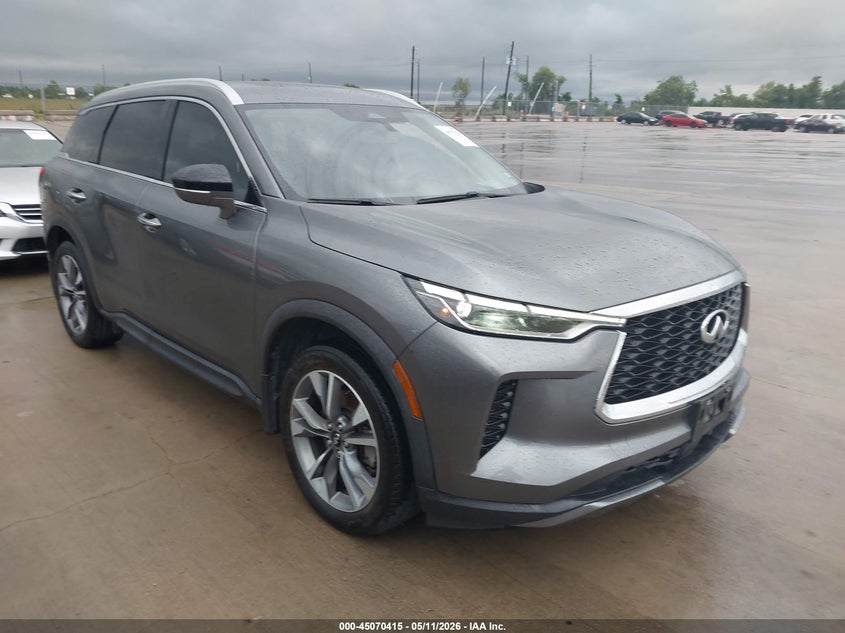 2022 Infiniti Qx60 VIN 5N1DL1FRXNC335191 IAAI salvage auction — HAIL, Original (Texas), sold $16,350 on 2026-07-17 (photo 1)