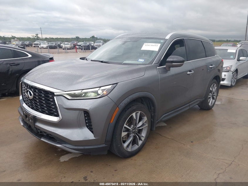 2022 Infiniti Qx60 VIN 5N1DL1FRXNC335191 IAAI salvage auction — HAIL, Original (Texas), sold $16,350 on 2026-07-17 (photo 2)