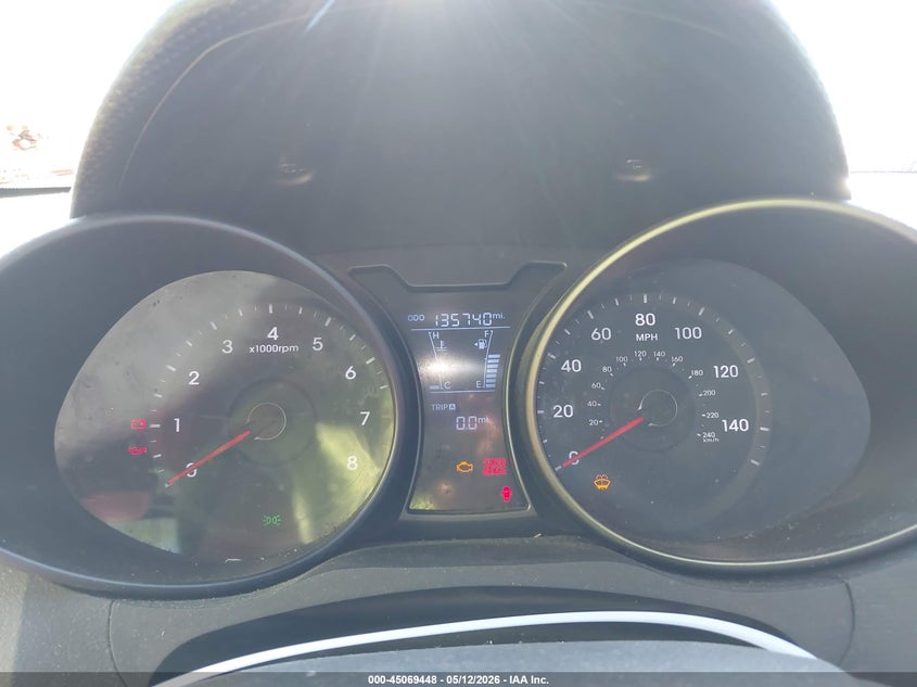 2014 Hyundai Veloster VIN KMHTC6AE3EU201050 IAAI salvage auction — FRONT END, Salvage (Idaho), sold $400 on 2026-07-08 (photo 7)