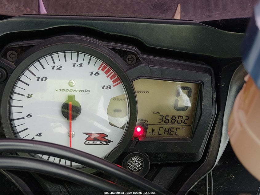 2007 Suzuki Gsx-r VIN JS1GN7DA672112984 IAAI salvage auction — SIDE, Salvage (South Carolina), sold $1,650 on 2026-07-21 (photo 7)