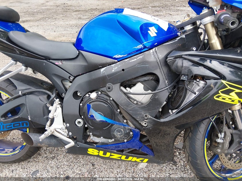 2007 Suzuki Gsx-r VIN JS1GN7DA672112984 IAAI salvage auction — SIDE, Salvage (South Carolina), sold $1,650 on 2026-07-21 (photo 8)