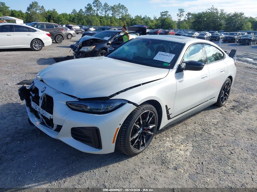 2024 BMW I4 VIN WBY33AW05RFR95272 IAAI salvage auction — FRONT END, Salvage (Arizona), sold $12,600 on 2026-07-20 (photo 2)
