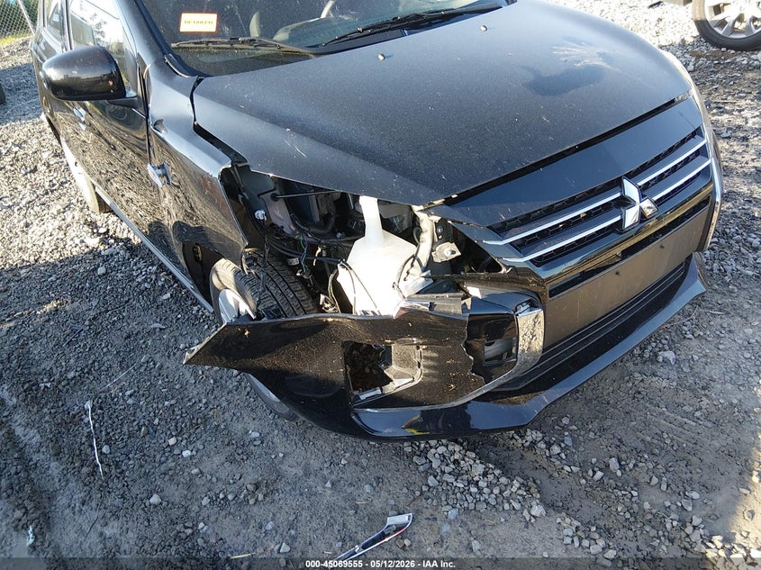 2024 Mitsubishi Mirage VIN ML32AUHJ5RH037623 IAAI salvage auction — RIGHT FRONT, Salvage (Virginia), sold $3,350 on 2026-07-08 (photo 6)