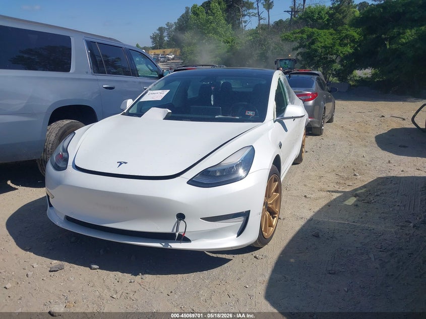 2019 Tesla Model 3 VIN 5YJ3E1EB0KF408419 IAAI salvage auction — REAR END, Salvage (Georgia), sold $7,600 on 2026-07-24 (photo 2)