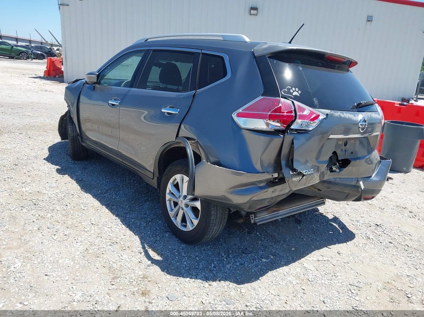 2015 Nissan Rogue VIN KNMAT2MT1FP530960 IAAI salvage auction — REAR END, Salvage (Arkansas), sold $650 on 2026-07-09 (photo 3)