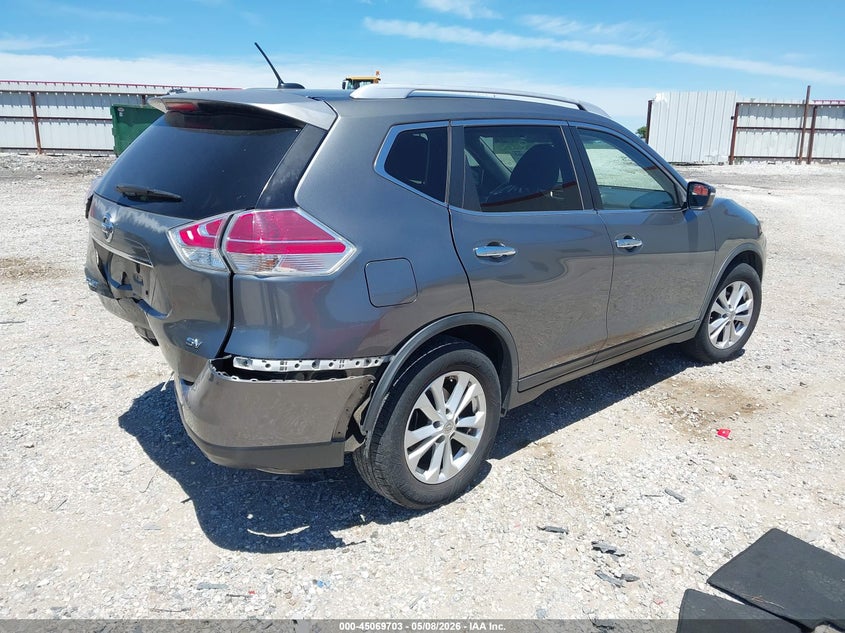 2015 Nissan Rogue VIN KNMAT2MT1FP530960 IAAI salvage auction — REAR END, Salvage (Arkansas), sold $650 on 2026-07-09 (photo 4)