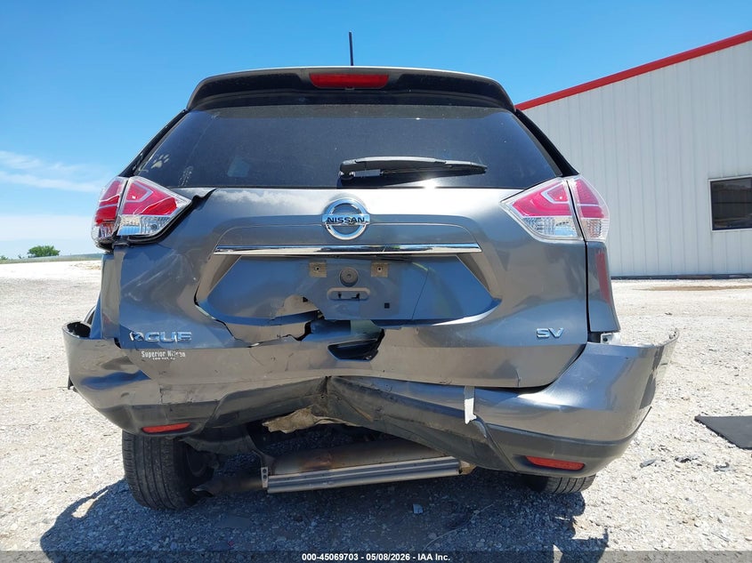 2015 Nissan Rogue VIN KNMAT2MT1FP530960 IAAI salvage auction — REAR END, Salvage (Arkansas), sold $650 on 2026-07-09 (photo 6)