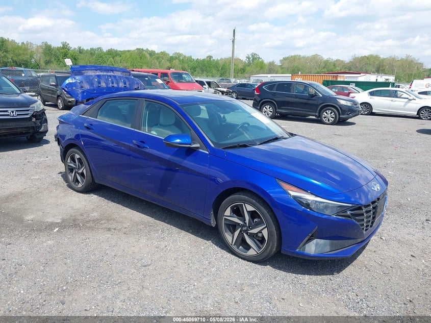 2023 Hyundai Elantra VIN KMHLN4AJ3PU088683 IAAI salvage auction — REAR END, Salvage - Greater Than 75% (Maryland), sold $7,000 on 2026-07-09 (photo 1)