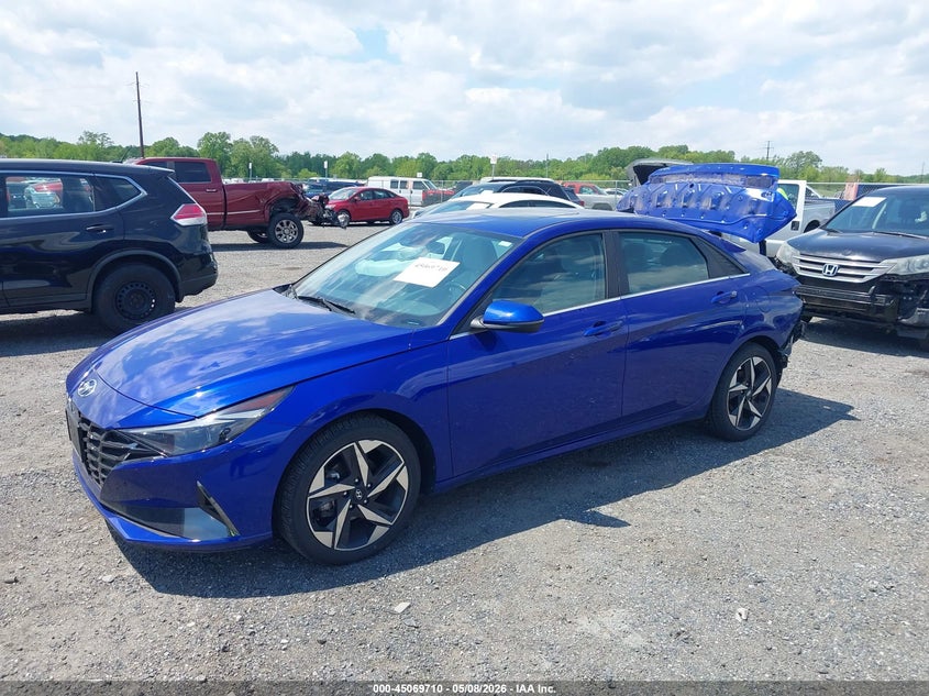 2023 Hyundai Elantra VIN KMHLN4AJ3PU088683 IAAI salvage auction — REAR END, Salvage - Greater Than 75% (Maryland), sold $7,000 on 2026-07-09 (photo 2)