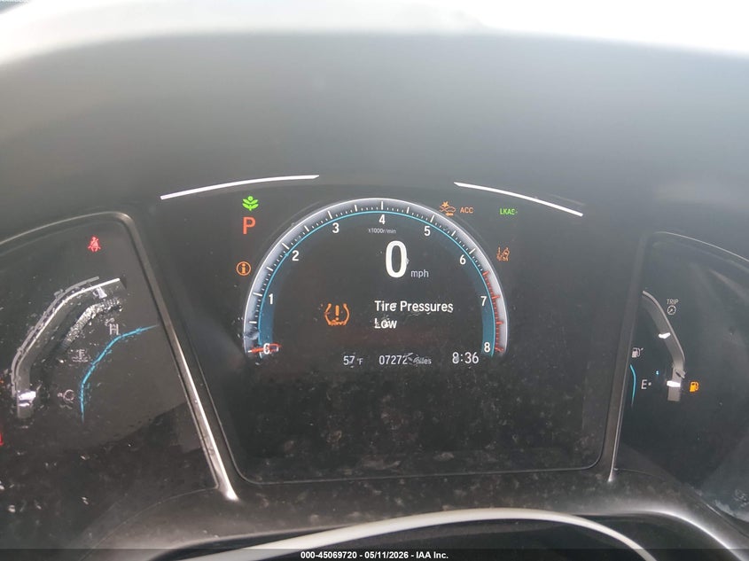 2021 Honda Civic VIN SHHFK7H68MU207683 IAAI salvage auction — FRONT END, Original (Texas), sold $6,475 on 2026-07-14 (photo 7)