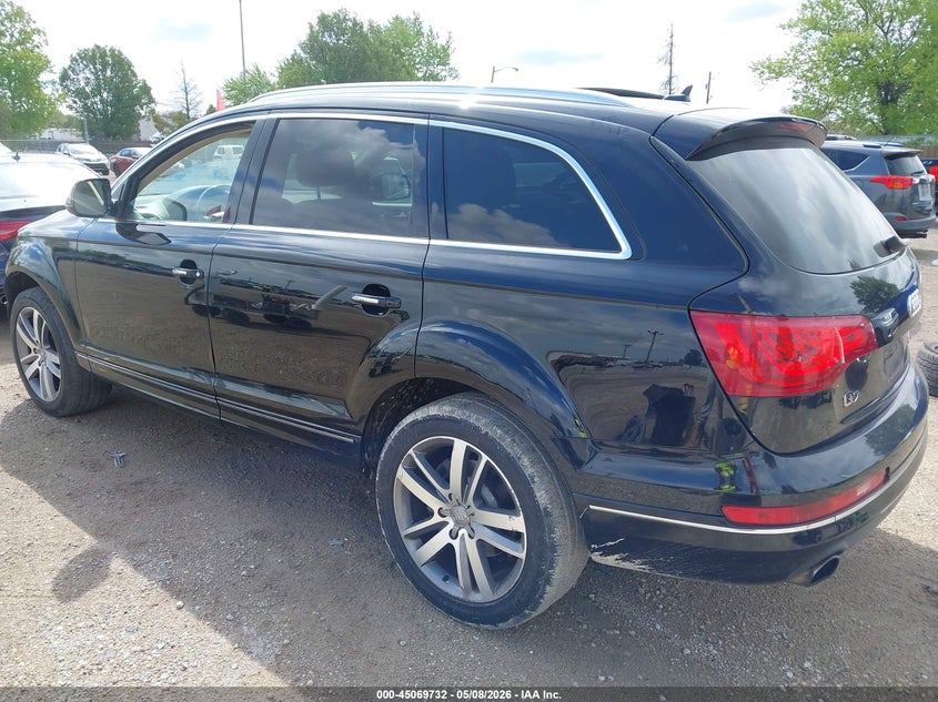 2014 Audi Q7 VIN WA1LGAFE5ED011099 IAAI salvage auction — UNKNOWN, Salvage (Illinois), sold $750 on 2026-07-07 (photo 3)