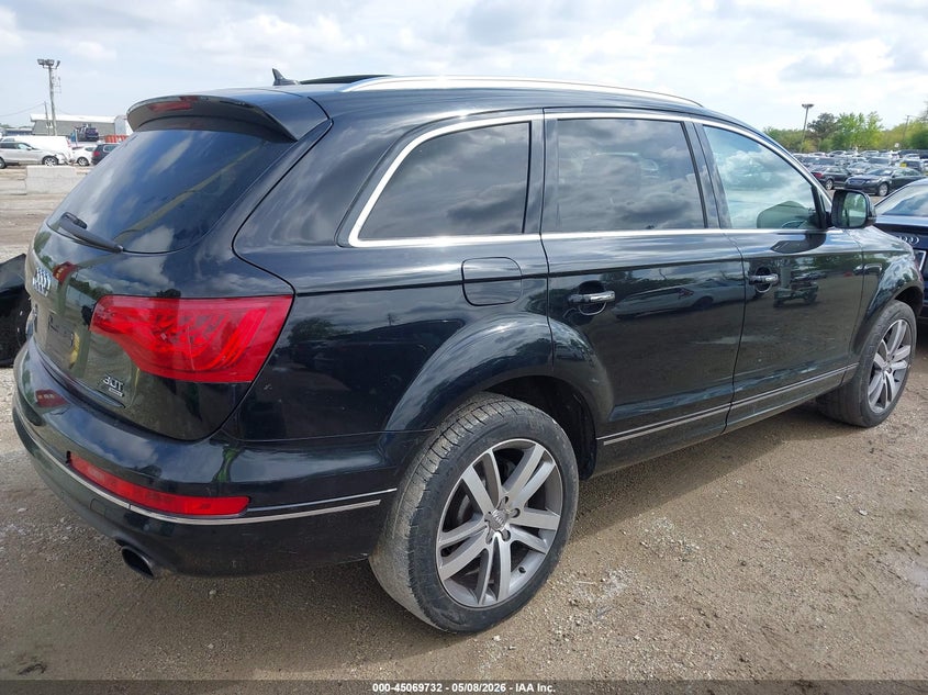 2014 Audi Q7 VIN WA1LGAFE5ED011099 IAAI salvage auction — UNKNOWN, Salvage (Illinois), sold $750 on 2026-07-07 (photo 4)