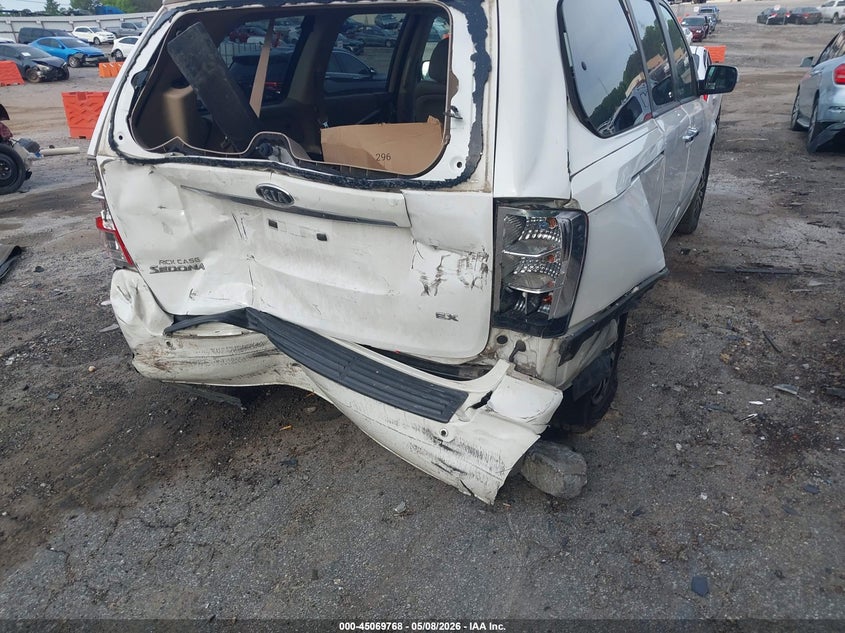 2012 Kia SEDONA VIN KNDMH4C76C6420647 IAAI salvage auction — REAR END, Salvage (Idaho), sold $425 on 2026-07-22 (photo 6)