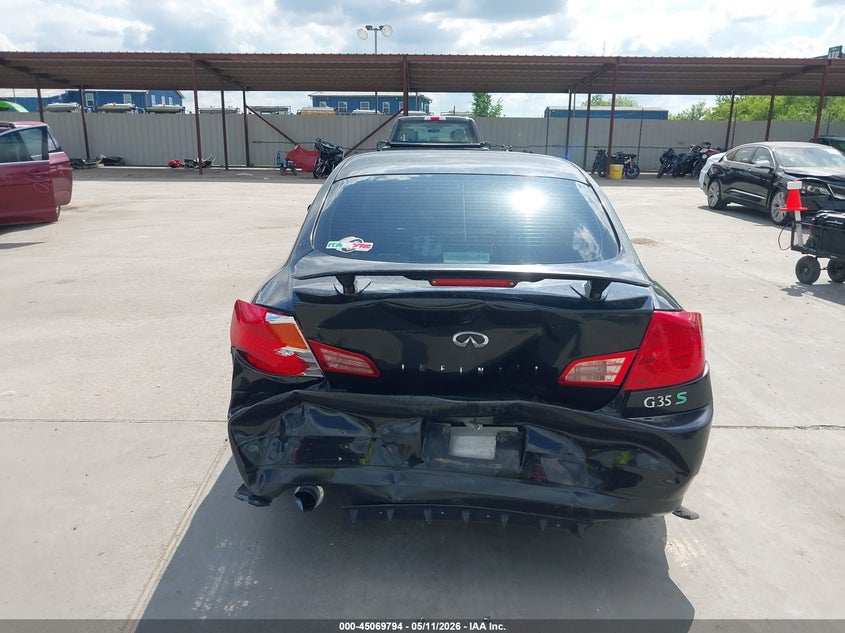 2003 Infiniti G35 VIN JNKCV51E43M331097 IAAI salvage auction — REAR END, Salvage (Texas), sold $450 on 2026-07-15 (photo 6)