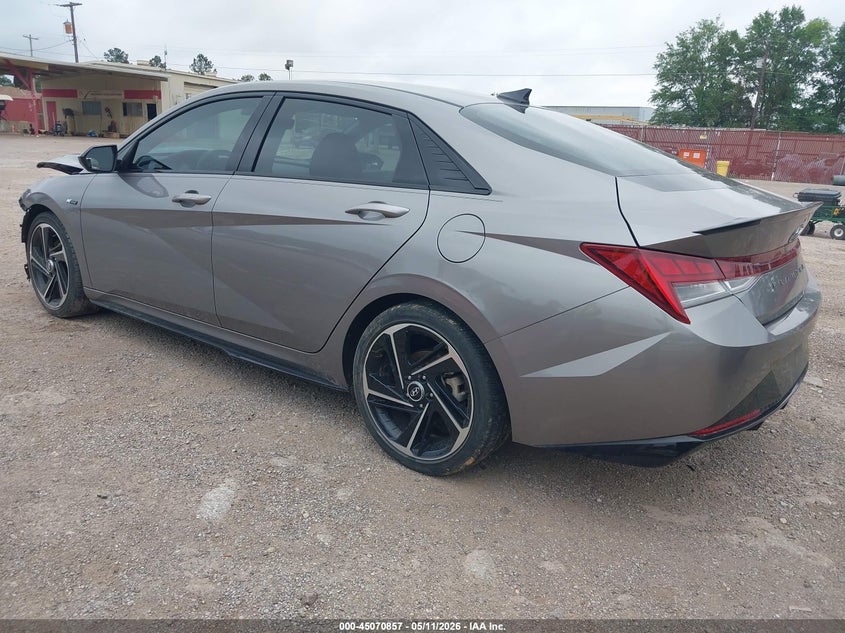 2023 Hyundai Elantra VIN KMHLR4AF3PU499601 IAAI salvage auction — FRONT END, Original (Texas), sold $5,550 on 2026-07-09 (photo 3)