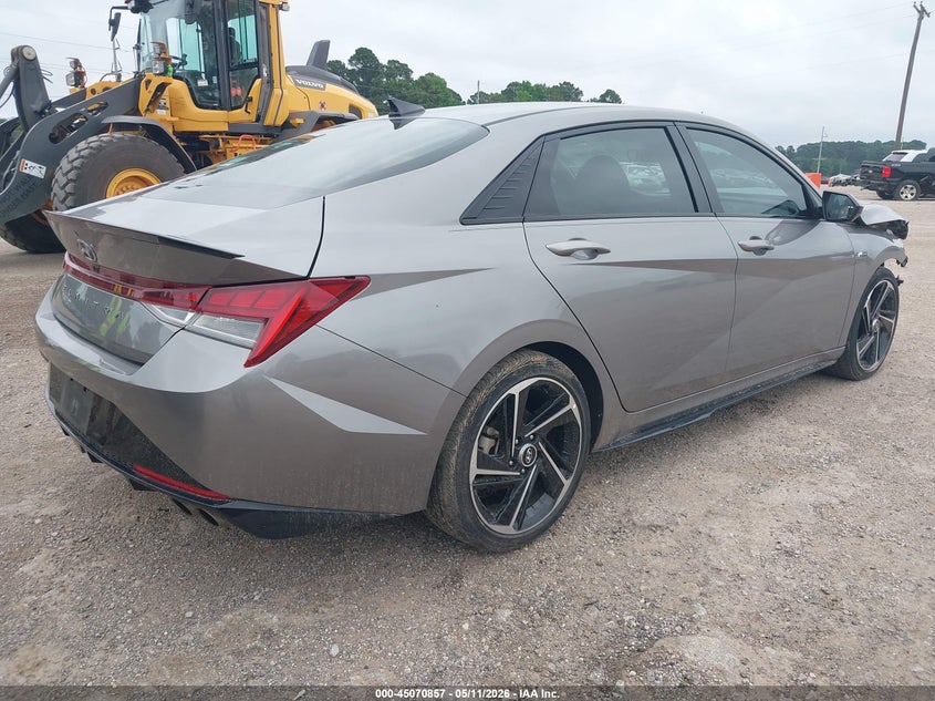 2023 Hyundai Elantra VIN KMHLR4AF3PU499601 IAAI salvage auction — FRONT END, Original (Texas), sold $5,550 on 2026-07-09 (photo 4)