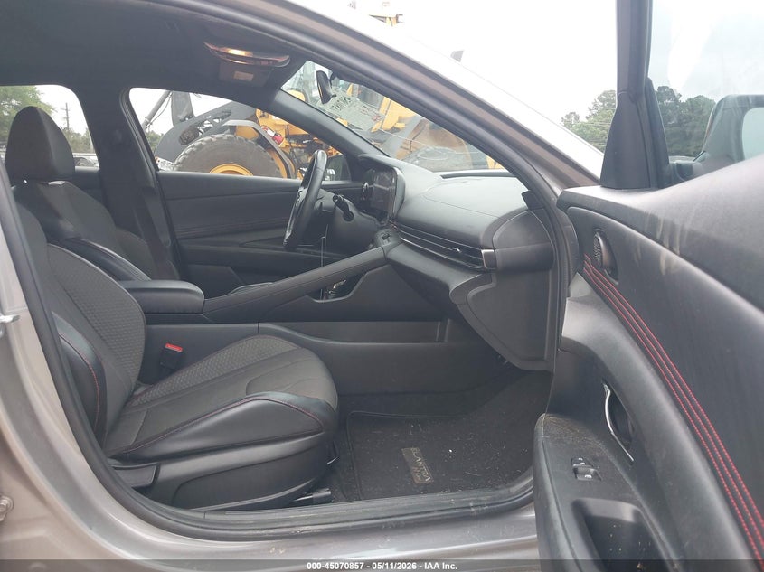 2023 Hyundai Elantra VIN KMHLR4AF3PU499601 IAAI salvage auction — FRONT END, Original (Texas), sold $5,550 on 2026-07-09 (photo 5)