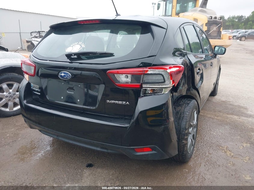 2021 Subaru Impreza VIN 4S3GTAB69M3702366 IAAI salvage auction — RIGHT REAR, Salvage Title, sold $2,800 on 2026-07-29 (photo 4)