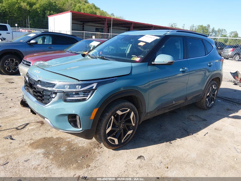2024 Kia Seltos VIN KNDETCA70R7536929 IAAI salvage auction — FRONT END, Salvage (West Virginia), sold $6,600 on 2026-07-09 (photo 2)