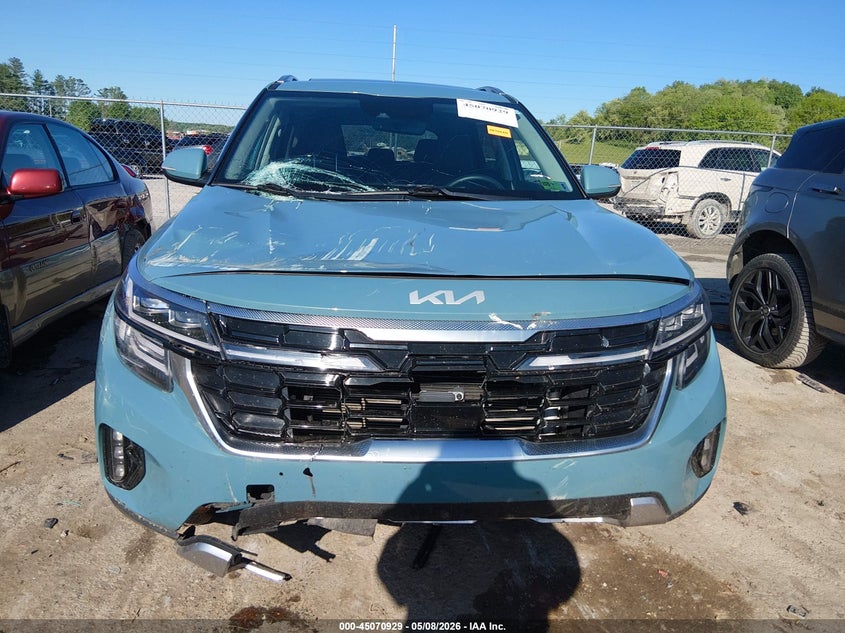 2024 Kia Seltos VIN KNDETCA70R7536929 IAAI salvage auction — FRONT END, Salvage (West Virginia), sold $6,600 on 2026-07-09 (photo 6)