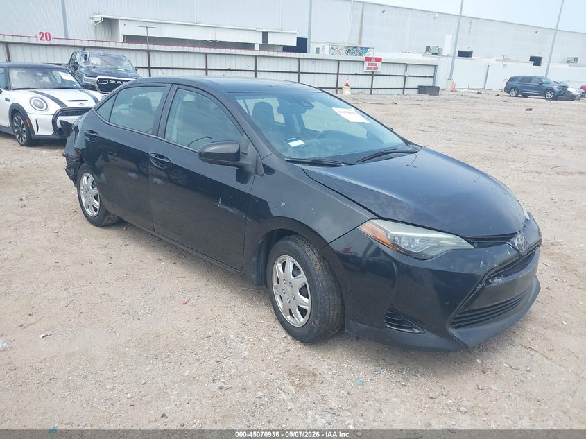 2017 Toyota Corolla VIN 5YFBURHE7HP728238 IAAI salvage auction — FRONT & REAR, Salvage (Texas), sold $3,200 on 2026-07-16 (photo 1)