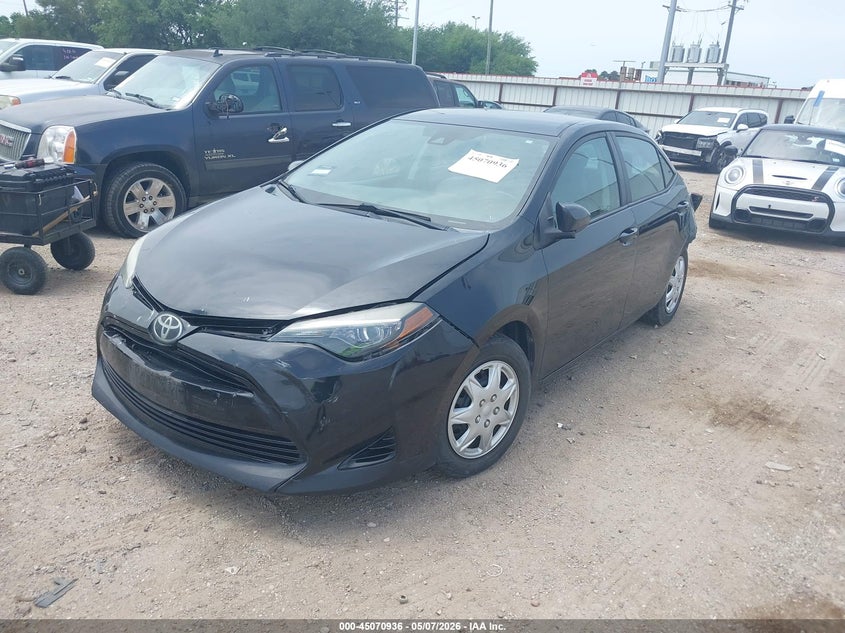 2017 Toyota Corolla VIN 5YFBURHE7HP728238 IAAI salvage auction — FRONT & REAR, Salvage (Texas), sold $3,200 on 2026-07-16 (photo 2)