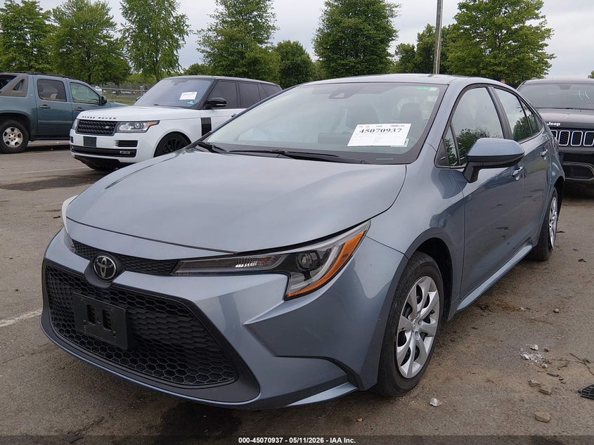 2022 Toyota Corolla VIN 5YFEPMAE6NP383720 IAAI salvage auction — REAR END, Salvage Title, sold $3,900 on 2026-07-27 (photo 2)