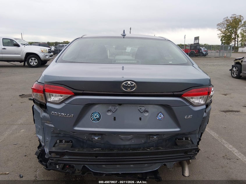 2022 Toyota Corolla VIN 5YFEPMAE6NP383720 IAAI salvage auction — REAR END, Salvage Title, sold $3,900 on 2026-07-27 (photo 6)